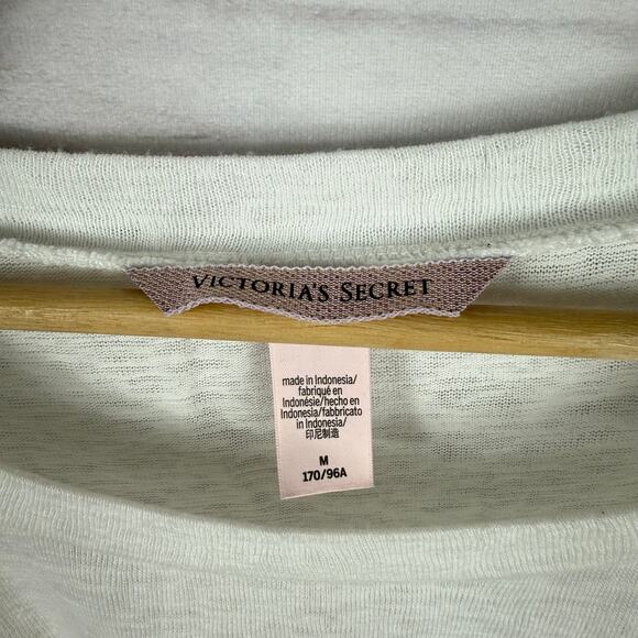 Victoria's Secret Bombshell Burnout Long Sleeve Tee Womens Medium FLAW - Picture 2 of 6